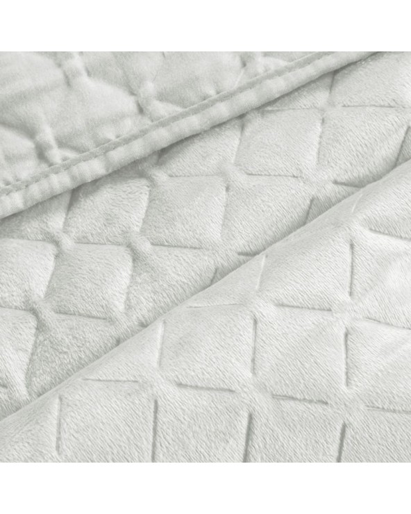 Narzuta velvet 170x210 Dimon kremowa