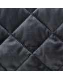 Narzuta velvet 220x240 Kristin 1 czarna