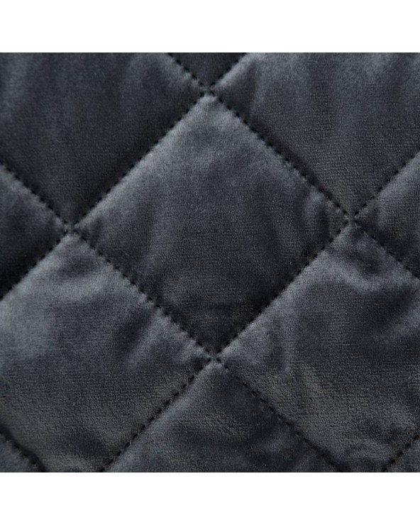 Narzuta velvet 220x240 Kristin 1 czarna