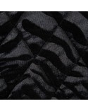 Narzuta velvet 230x260 Kristin 3 czarna