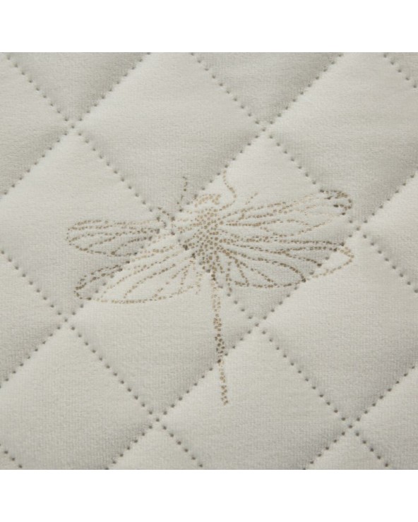 Narzuta velvet 220x240 Lori kremowa