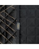 Narzuta velvet 220x240 Luna 1 czarna/złota