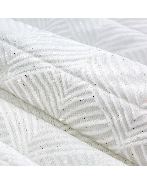 Narzuta velvet 170x210 Luna biała