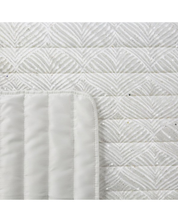 Narzuta velvet 170x210 Luna biała