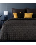 Narzuta velvet 220x240 Luna czarna