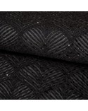 Narzuta velvet 220x240 Luna czarna