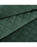 Narzuta velvet 220x240 Milo ciemnozielona