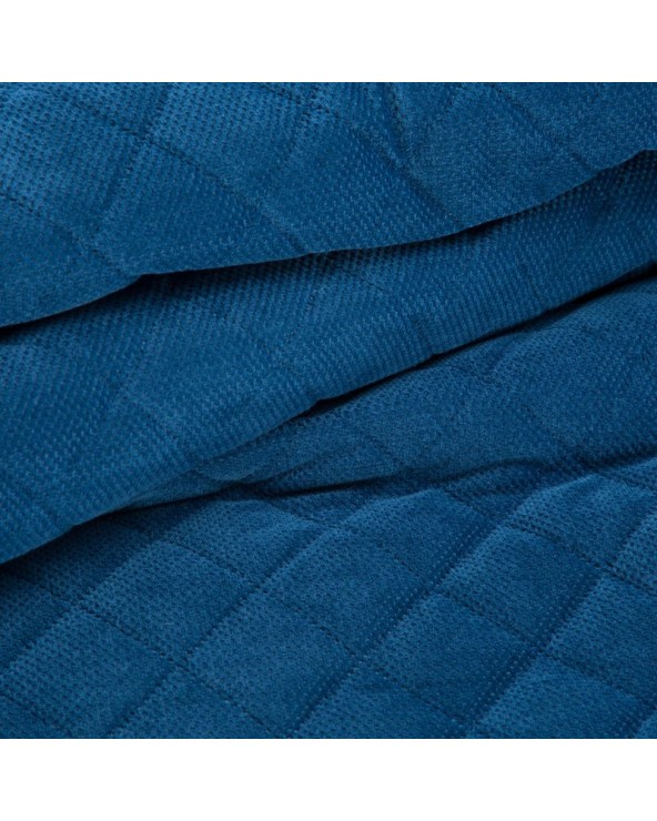 Narzuta velvet 170x210 Milo granatowa