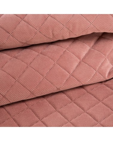 Narzuta velvet 170x210 Milo różowa
