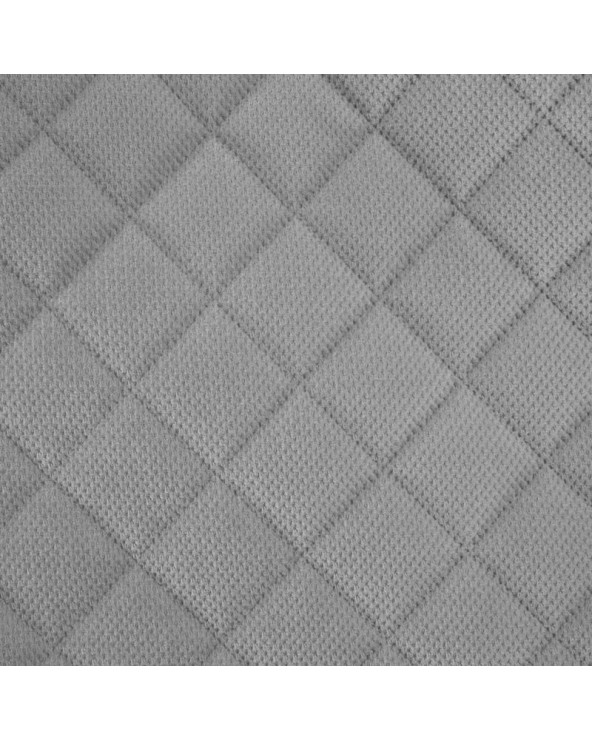 Narzuta velvet 220x240 Milo srebrna
