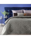 Narzuta velvet 170x210 Ria 1 ciemnobeżowa