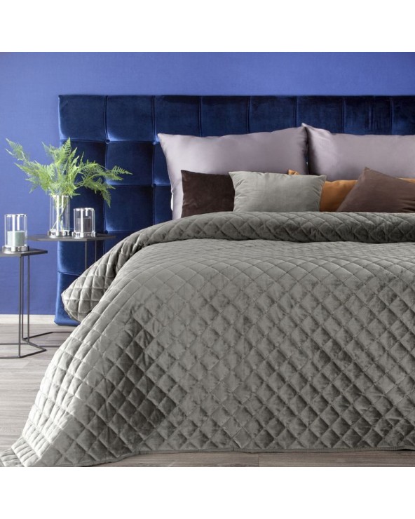 Narzuta velvet 170x210 Ria 1 ciemnobeżowa