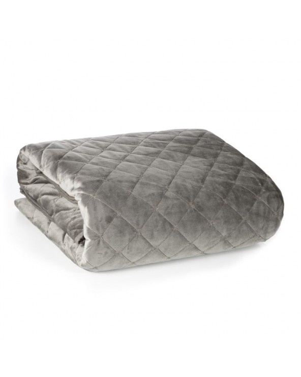 Narzuta velvet 170x210 Ria 1 ciemnobeżowa