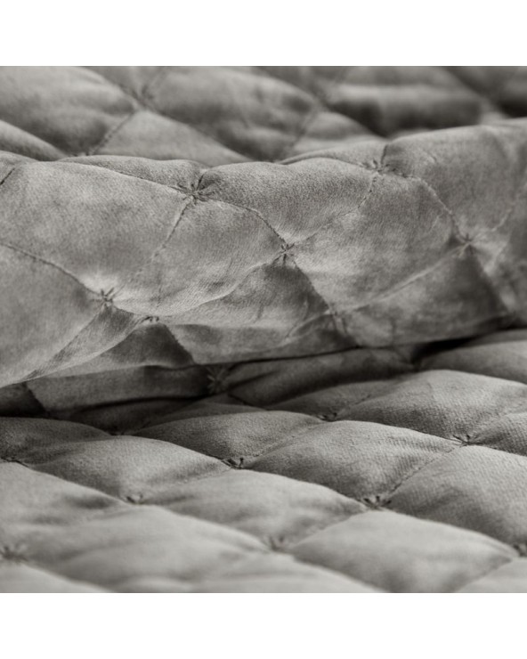 Narzuta velvet 170x210 Ria 1 ciemnobeżowa