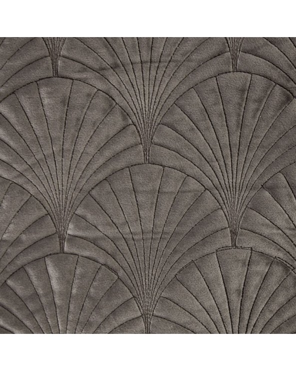 Narzuta velvet 220x240 Ria 2 ciemnobeżowa