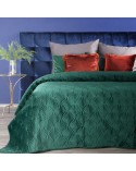 Narzuta velvet 220x240 Ria 2 ciemnozielona