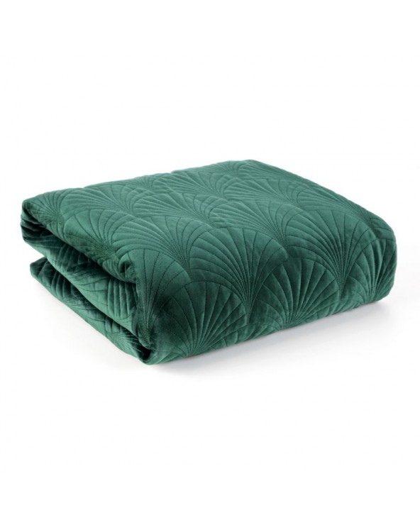 Narzuta velvet 220x240 Ria 2 ciemnozielona