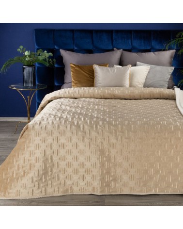 Narzuta velvet 170x210 Ria 3 beżowa