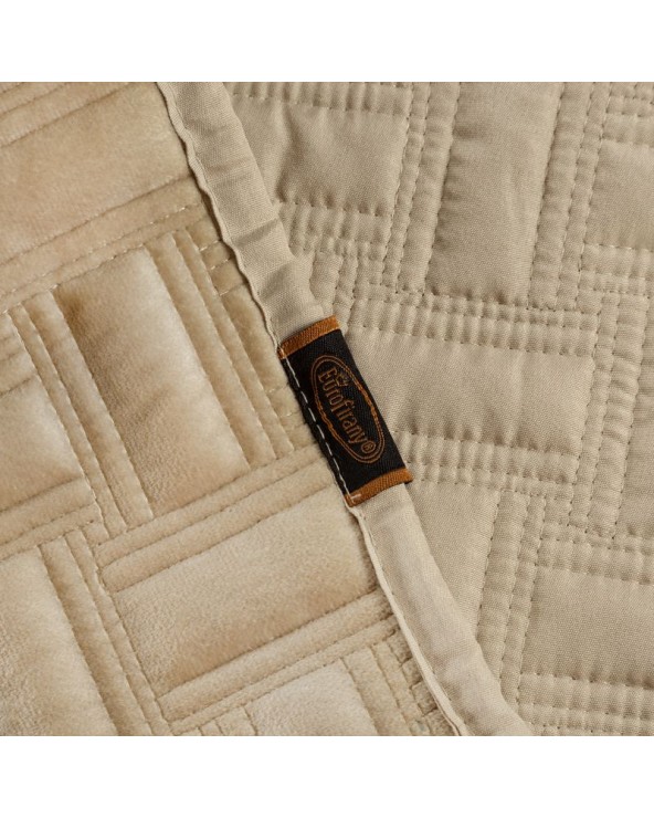 Narzuta velvet 170x210 Ria 3 beżowa