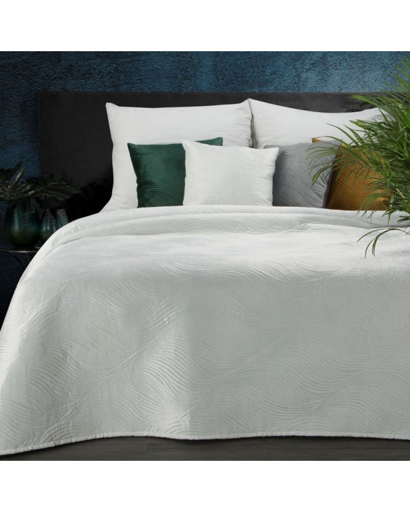 Narzuta velvet 220x240 Ria 5 biała