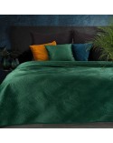Narzuta velvet 170x210 Ria 5 ciemnozielona