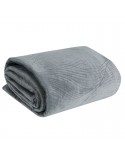 Narzuta velvet 220x240 Ria 5 srebrna
