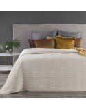 Narzuta velvet 220x240 Sofia 1 kremowa