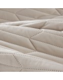 Narzuta velvet 220x240 Sofia 1 kremowa