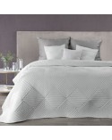 Narzuta velvet 220x240 Sofia 2 biała