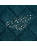 Narzuta velvet 220x240 Stela 1 ciemnoturkusowa