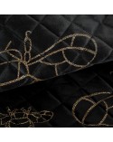 Narzuta velvet 220x240 Stela 1 czarna