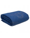 Narzuta velvet 220x240 Stela 1 granatowa