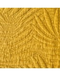Narzuta mikrofibra stonewashed 220x240 Stone 1 musztardowa