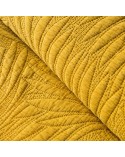 Narzuta mikrofibra stonewashed 220x240 Stone 1 musztardowa