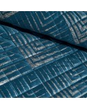 Narzuta velvet 170x210 Victoria 1 granatowa/złota