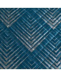 Narzuta velvet 220x240 Victoria 1 granatowa/złota