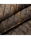 Narzuta velvet 220x240 Alisma 2 brązowa
