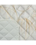 Narzuta velvet 220x240 Blanca 1 biała/złota