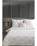 Narzuta velvet 220x240 Blanca 2 biała/złota
