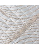Narzuta velvet 230x260 Blanca 3 biała/złota