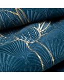 Narzuta velvet 170x210 Lotos 7 granatowa/złota