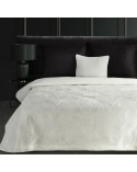Narzuta velvet 220x240 Luna 5 biała