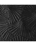Narzuta velvet 220x240 Musa 5 czarna