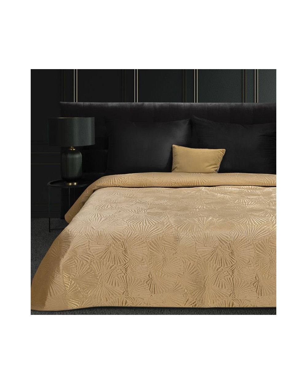 Narzuta velvet 260x280 Musa 5 beżowa