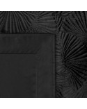 Narzuta velvet 260x280 Musa 5 czarna