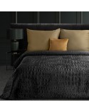 Narzuta velvet 220x240 Salvia 7 czarna