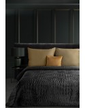 Narzuta velvet 220x240 Salvia 7 czarna