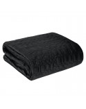 Narzuta velvet 220x240 Salvia 7 czarna