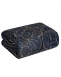 Narzuta velvet 220x240 Victoria 1 czarna/złota
