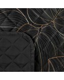 Narzuta velvet 220x240 Victoria 1 czarna/złota